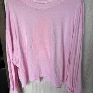 Free People Movement Inspire Layer Pullover Oversized Cotton Sleeves